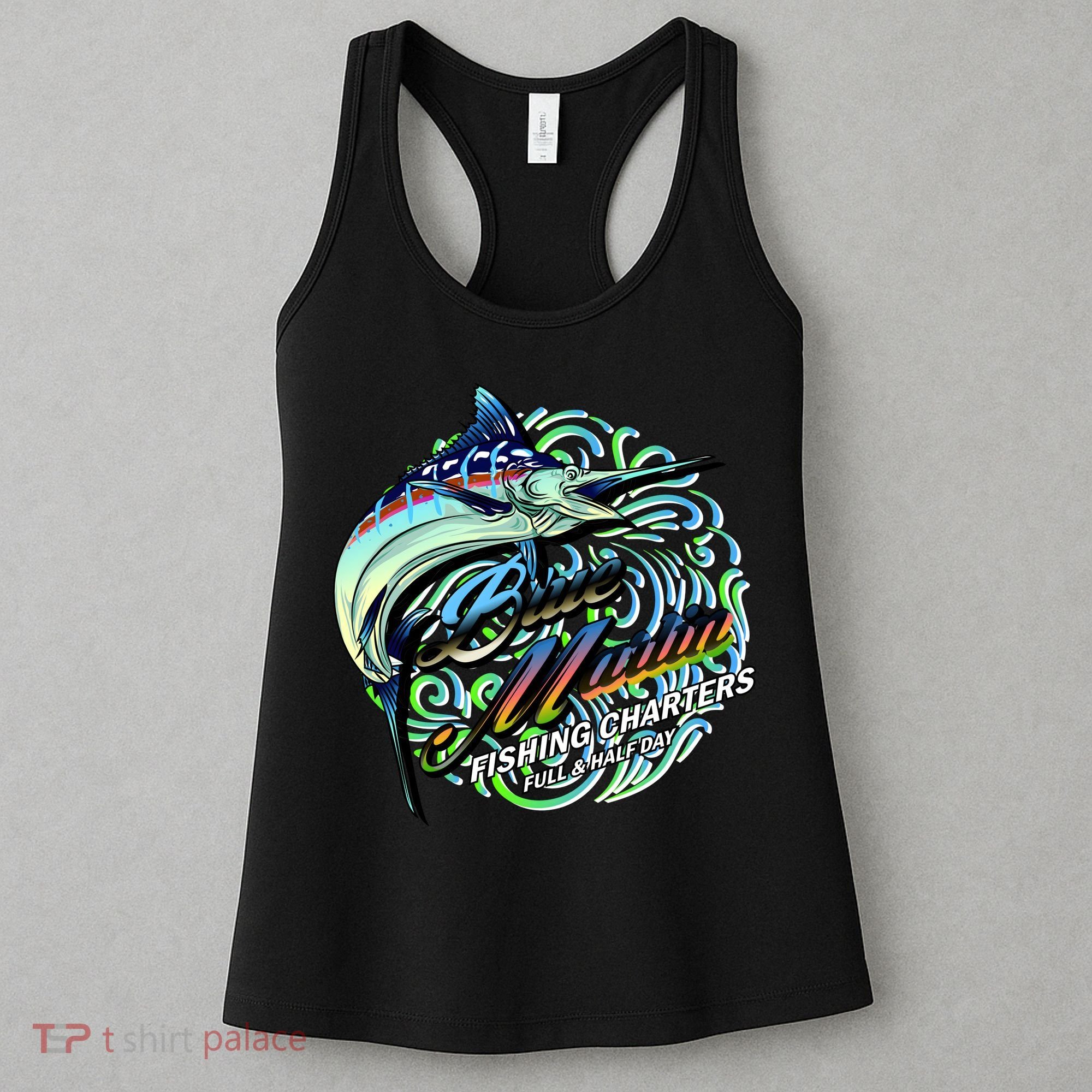 Blue Marlins Fishing Charter Women's Tank Top