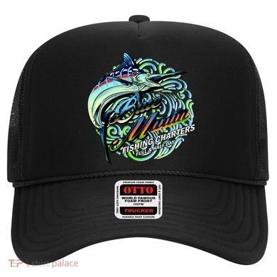 Blue Marlins Fishing Charter Hat