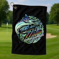 Blue Marlins Fishing Charter Golf Towel thumb 1