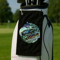 Blue Marlins Fishing Charter Golf Towel thumb 2