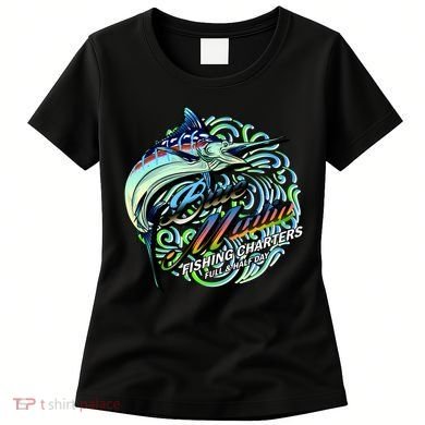 Blue Marlins Fishing Charter Women's T-Shirt