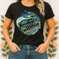 Blue Marlins Fishing Charter Women's T-Shirt thumb 2