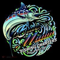 Blue Marlins Fishing Charter Women's T-Shirt thumb 6
