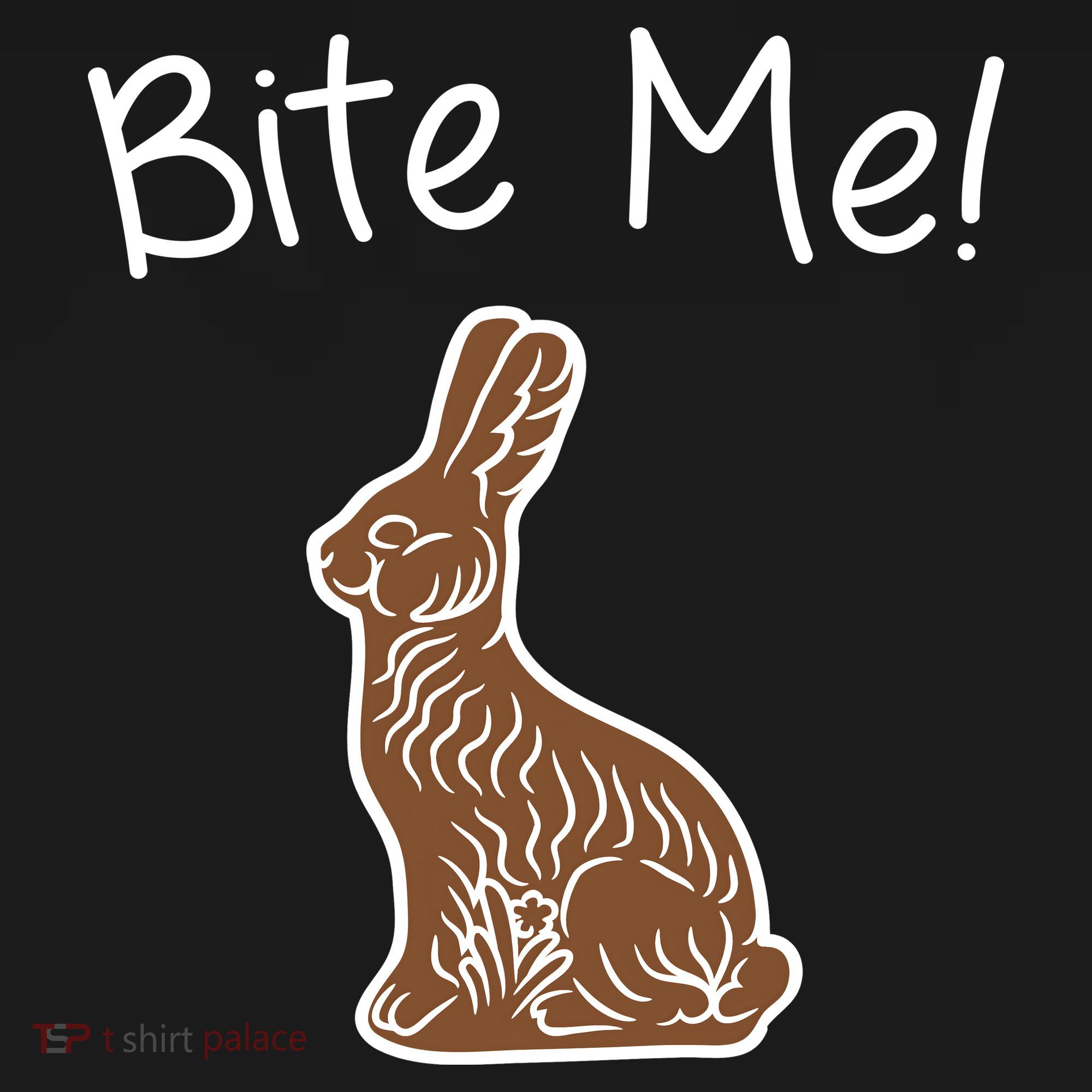 Bite Me Funny Chocolate Easter Bunny City Backpack