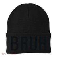 Bruh Meme Funny Saying Brother Greeting Gifts Beanie thumb 0