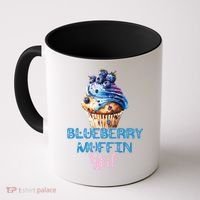 Blueberry Muffin Fruit Healthy Berry Blueberries Garden Funny Gift Coffee Mug thumb 0