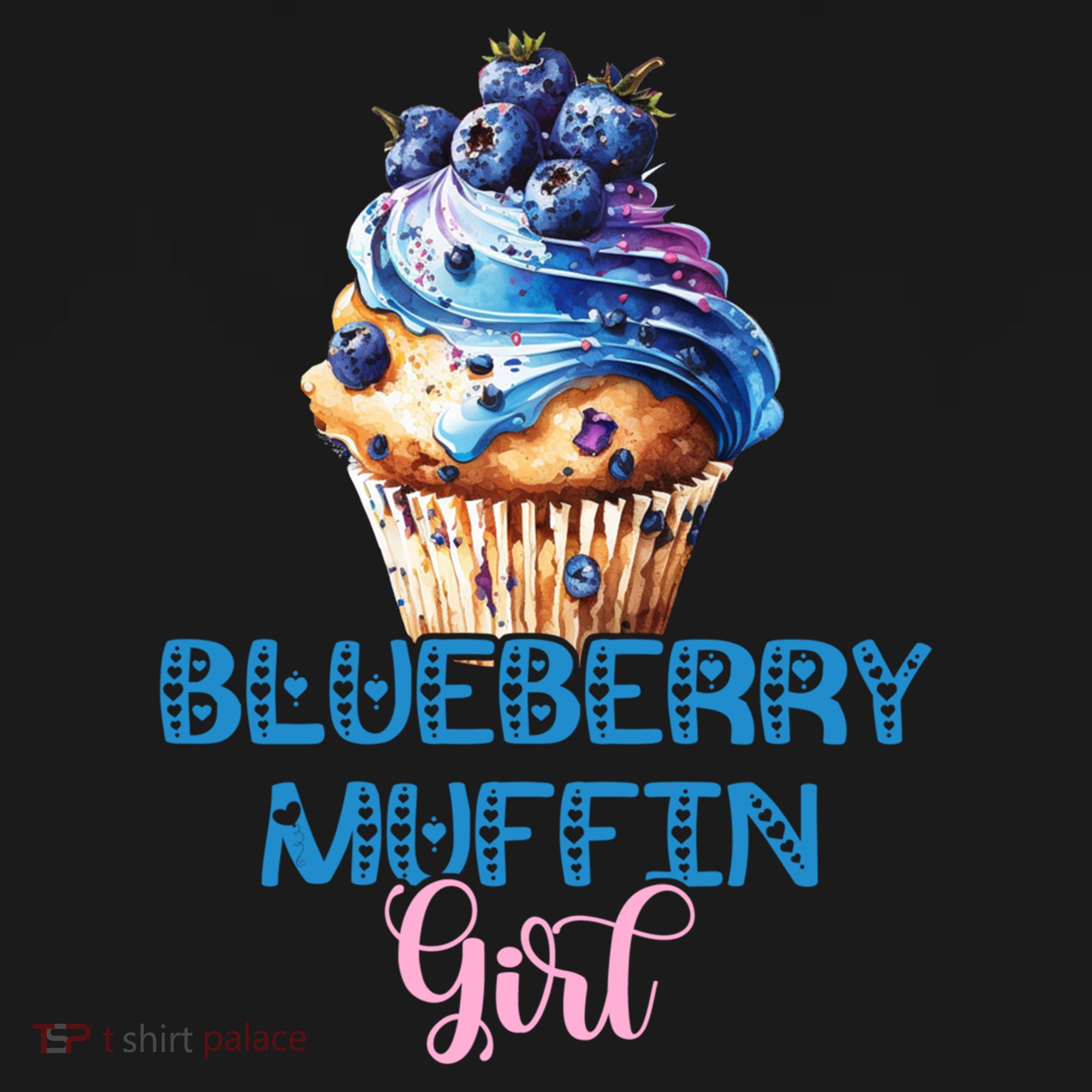 Blueberry Muffin Fruit Healthy Berry Blueberries Garden Funny Gift Women's Hoodie