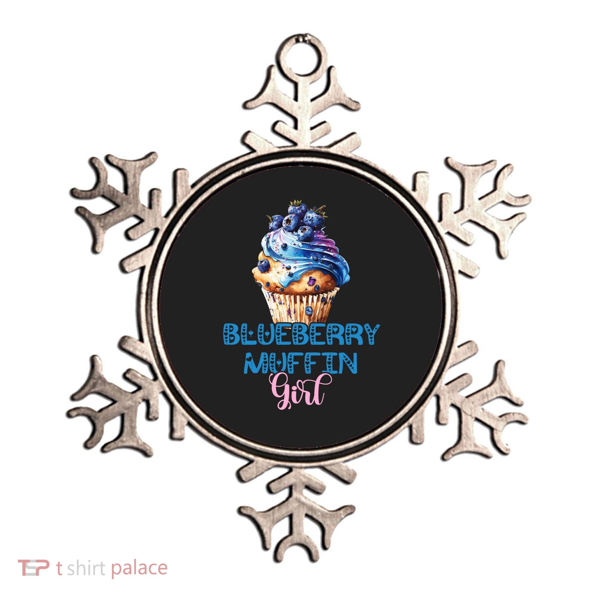 Blueberry Muffin Fruit Healthy Berry Blueberries Garden Funny Gift Ornament