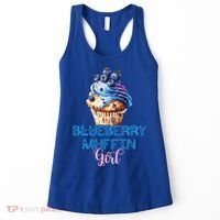 Blueberry Muffin Fruit Healthy Berry Blueberries Garden Funny Gift Women's Tank Top thumb 0