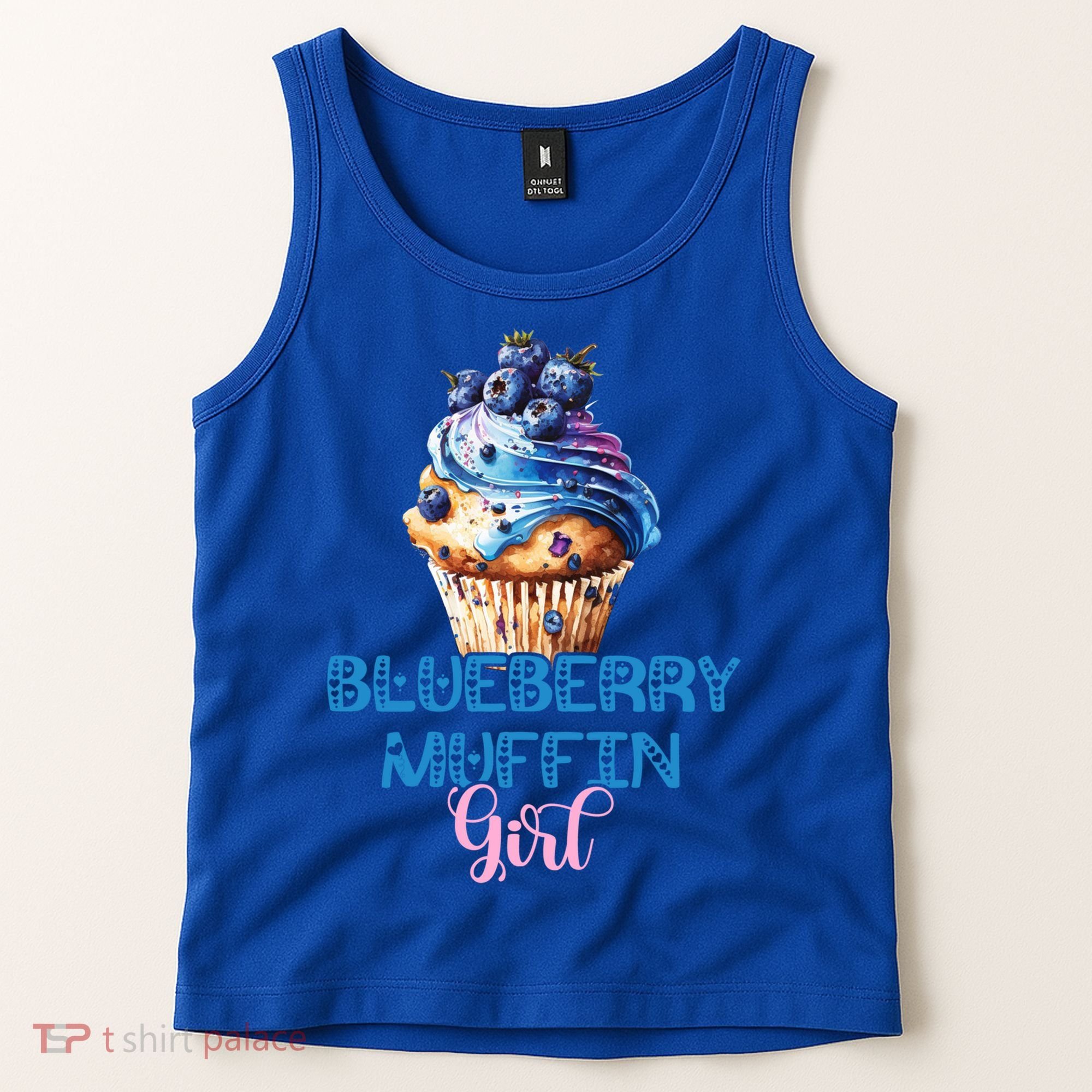 Blueberry Muffin Fruit Healthy Berry Blueberries Garden Funny Gift Tank Top