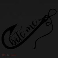 Bite Me Fishing Hook Funny Fishing Coaster thumb 2