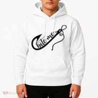 Bite Me Fishing Hook Funny Fishing Hoodie thumb 2