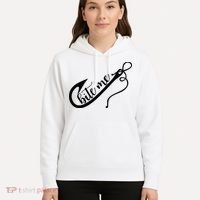 Bite Me Fishing Hook Funny Fishing Hoodie thumb 5