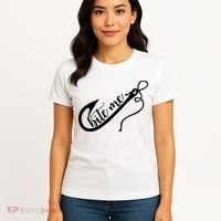 Bite Me Fishing Hook Funny Fishing Women's T-Shirt thumb 4