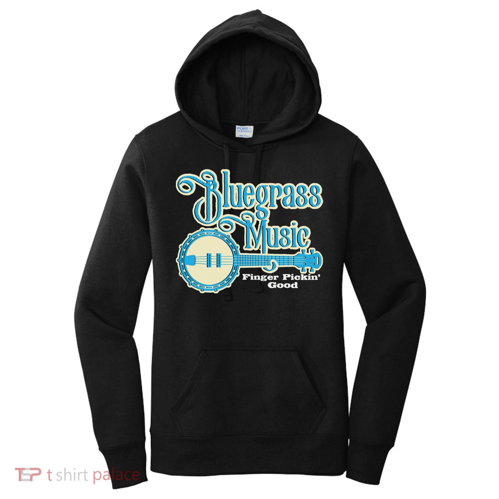 Bluegrass Music Finger Pickin Good Banjo Player Musician Women's Hoodie