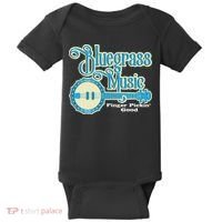 Bluegrass Music Finger Pickin Good Banjo Player Musician Baby Bodysuit thumb 0