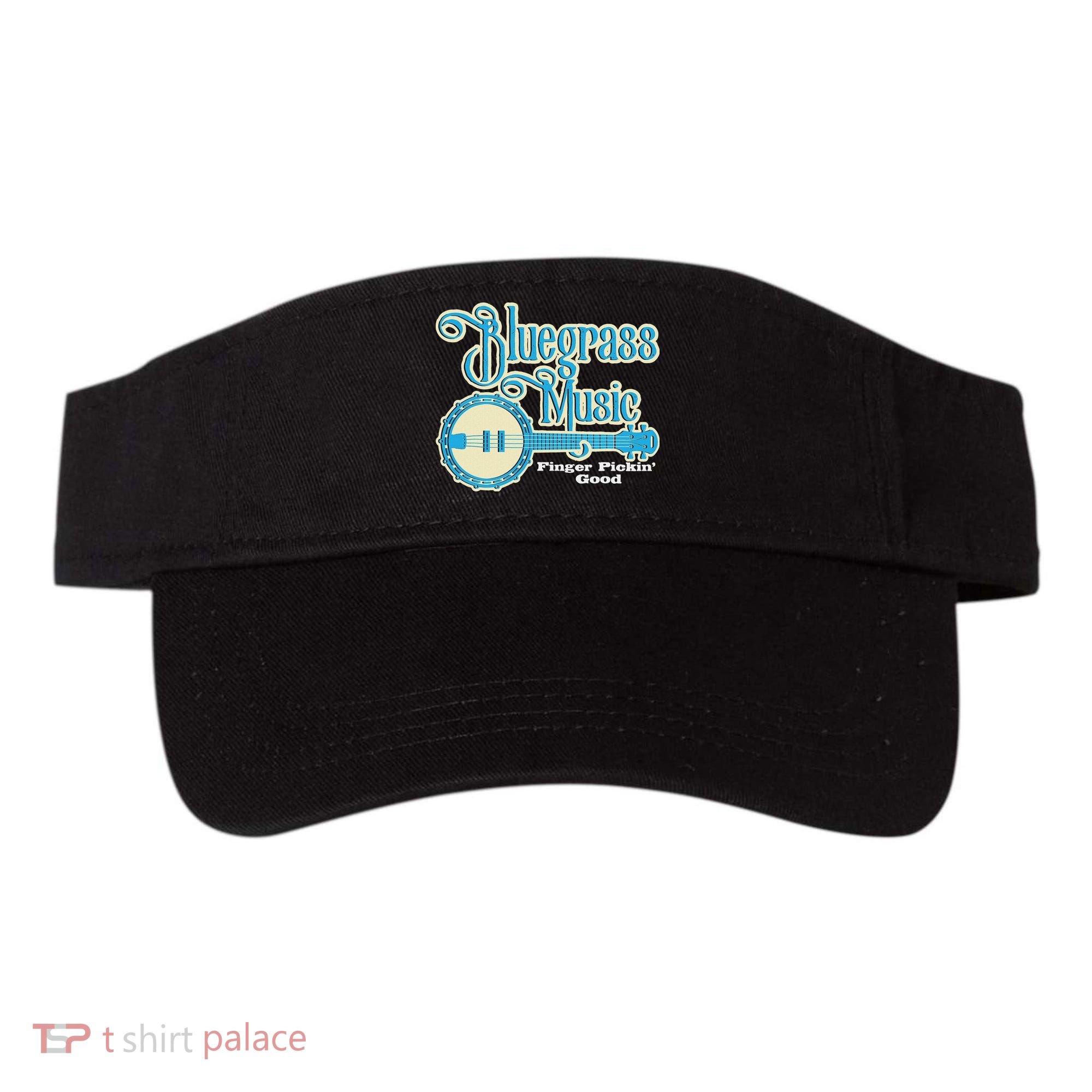 Bluegrass Music Finger Pickin Good Banjo Player Musician Visor