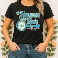 Bluegrass Music Finger Pickin Good Banjo Player Musician Women's T-Shirt thumb 2