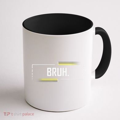 Bruh Meme Funny Saying Brother Greeting Funny Saying Teens Coffee Mug back
