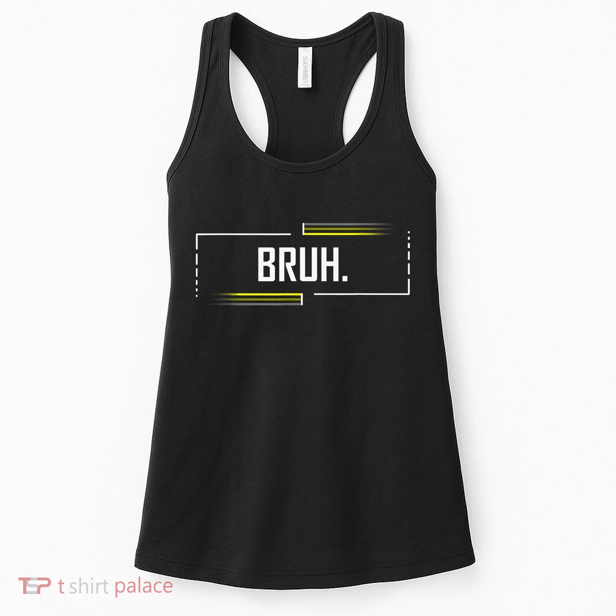 Bruh Meme Funny Saying Brother Greeting Funny Saying Teens Women's Tank Top