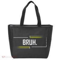 Bruh Meme Funny Saying Brother Greeting Funny Saying Teens Tote Bag thumb 0