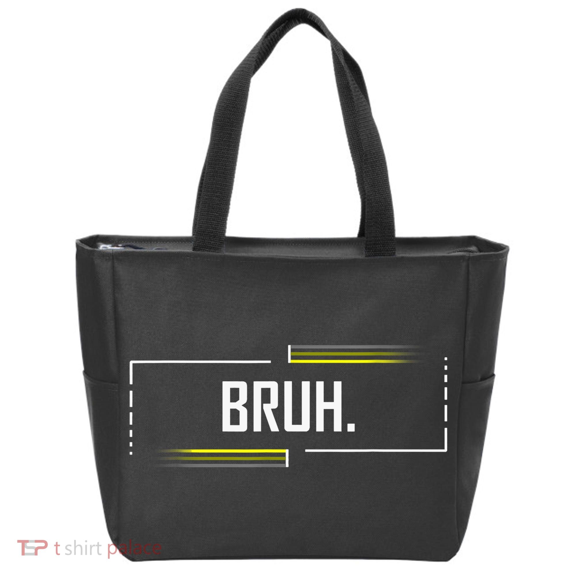 Bruh Meme Funny Saying Brother Greeting Funny Saying Teens Tote Bag