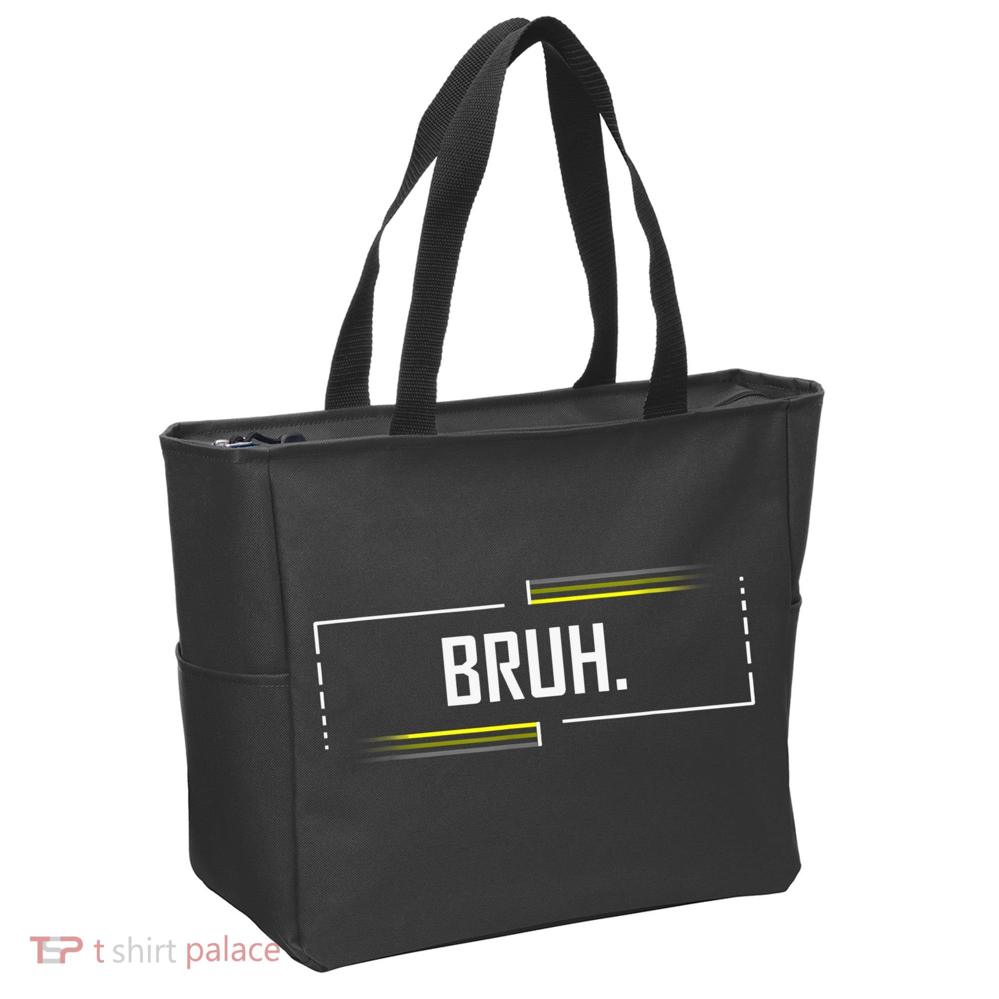Bruh Meme Funny Saying Brother Greeting Funny Saying Teens Tote Bag