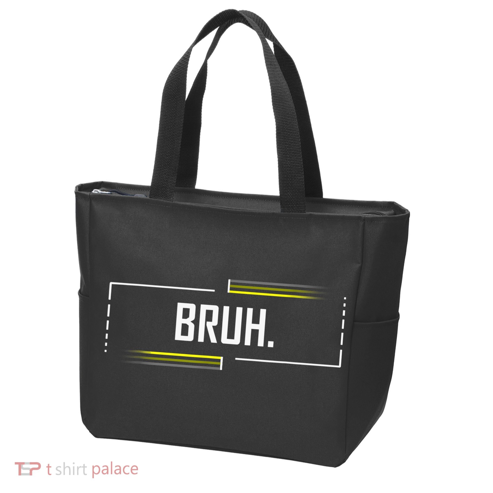 Bruh Meme Funny Saying Brother Greeting Funny Saying Teens Tote Bag