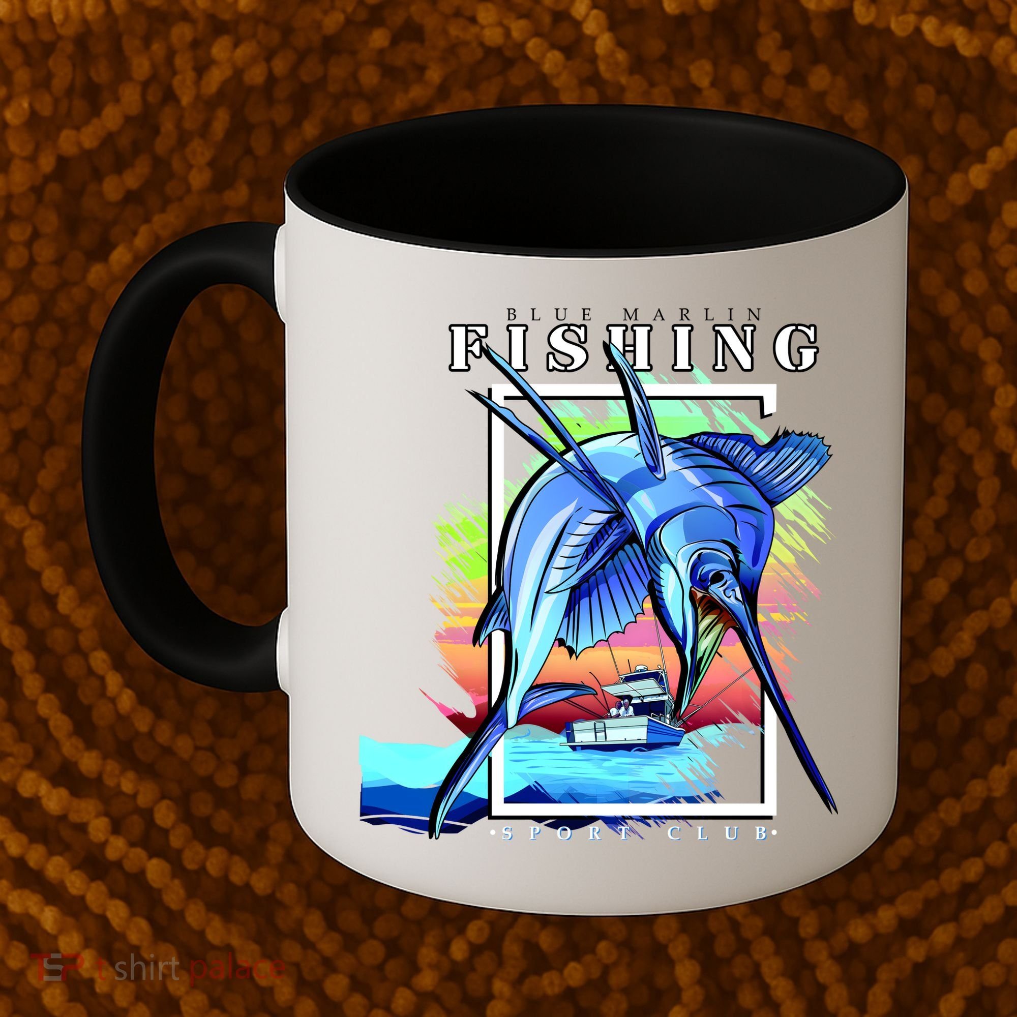 Blue Marlin Fishing Club Coffee Mug