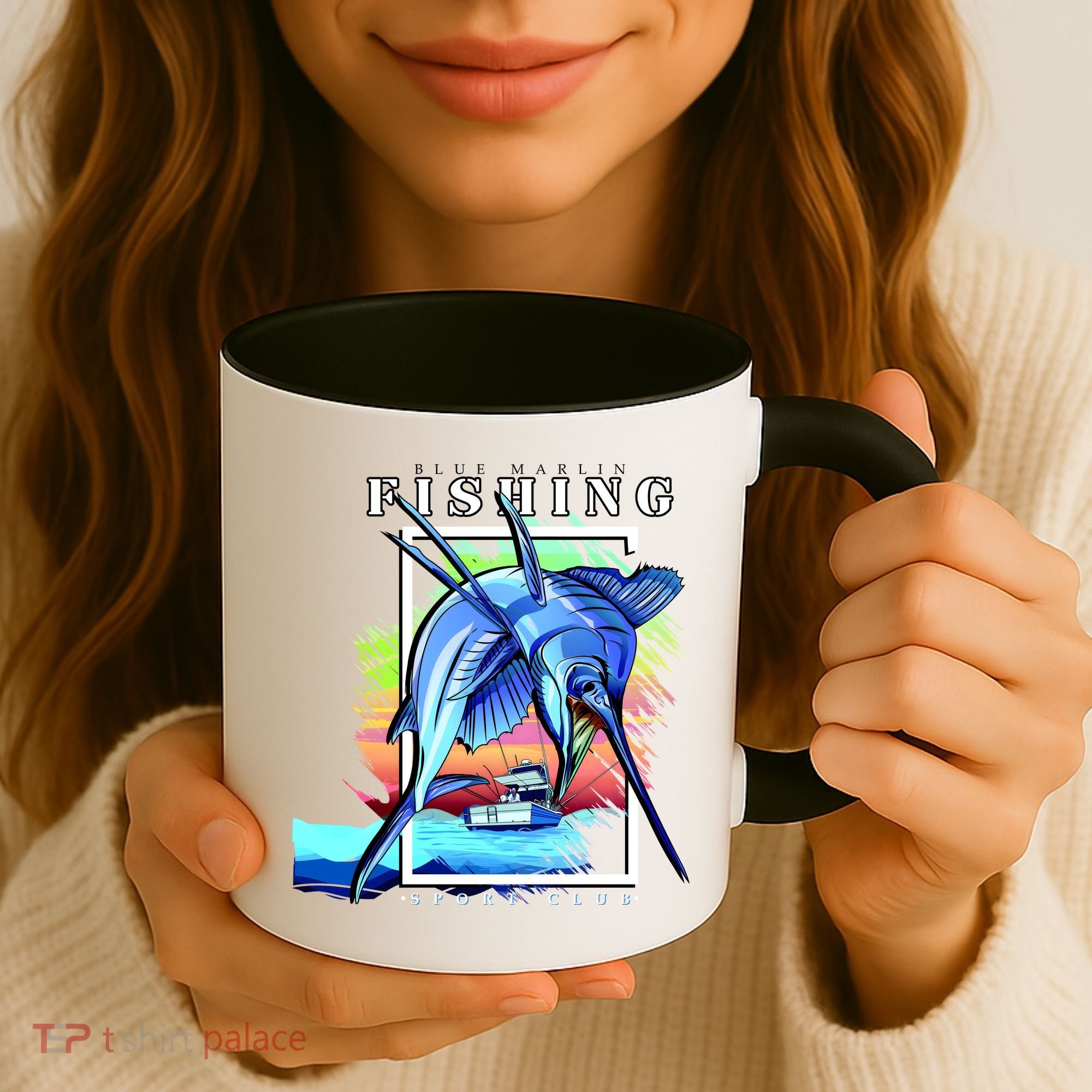 Blue Marlin Fishing Club Coffee Mug