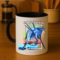 Blue Marlin Fishing Club Coffee Mug thumb 4