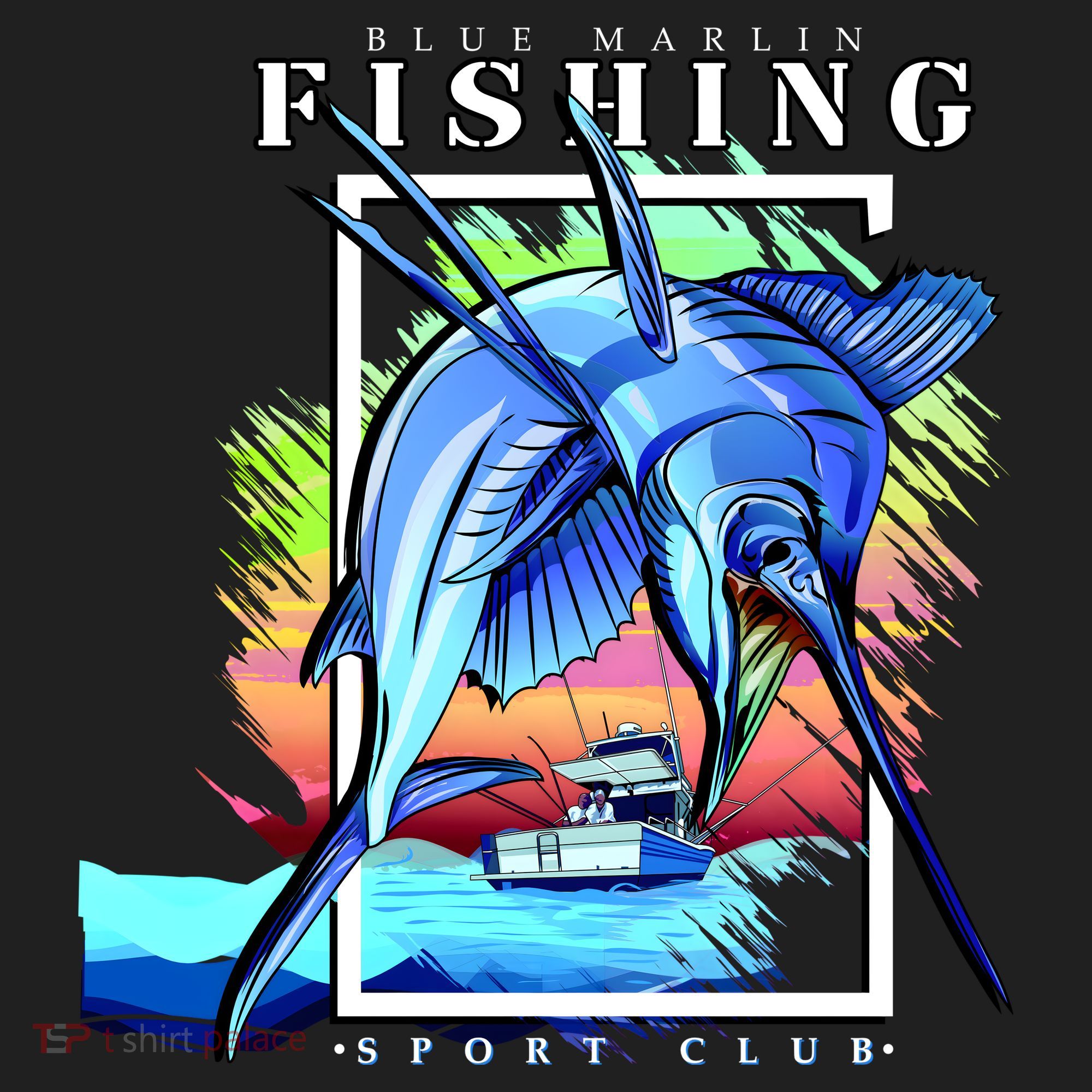 Blue Marlin Fishing Club Beanie