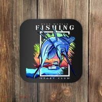 Blue Marlin Fishing Club Coaster thumb 0