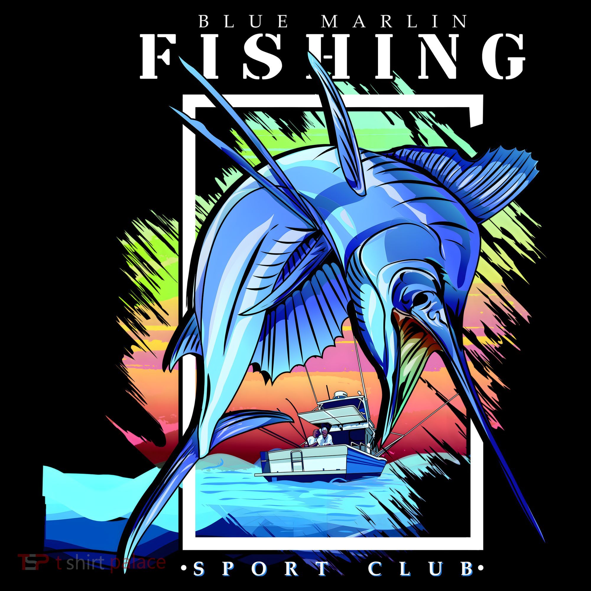 Blue Marlin Fishing Club Women's Hoodie