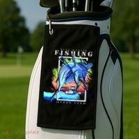 Blue Marlin Fishing Club Golf Towel thumb 2