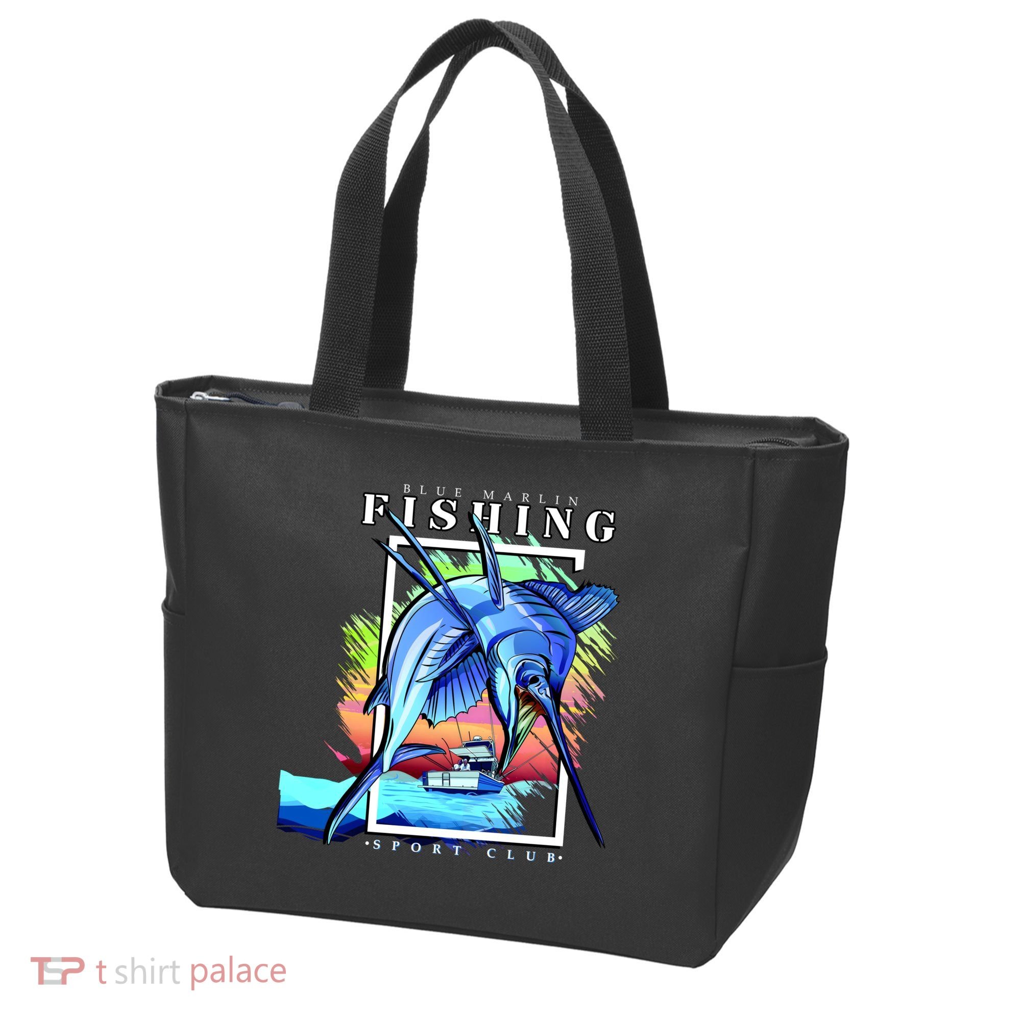 Blue Marlin Fishing Club Tote Bag