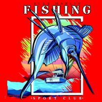 Blue Marlin Fishing Club Santa Hat thumb 1