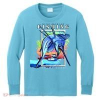 Blue Marlin Fishing Club Kids Long Sleeve Shirt thumb 0