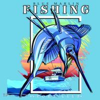 Blue Marlin Fishing Club Kids T-Shirt thumb 4