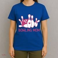 Bowling Mom Funny Gift For Bowlers Bowling Ball Gift Bowl Gift T-Shirt thumb 4