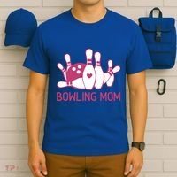 Bowling Mom Funny Gift For Bowlers Bowling Ball Gift Bowl Gift T-Shirt thumb 6