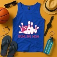 Bowling Mom Funny Gift For Bowlers Bowling Ball Gift Bowl Gift Tank Top thumb 4