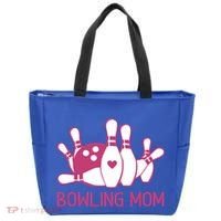 Bowling Mom Funny Gift For Bowlers Bowling Ball Gift Bowl Gift Tote Bag thumb 0