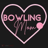 Bowling Mom Gift Cute Bowling GIfts Pink Bowling Ball Women's Hoodie thumb 2