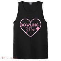 Bowling Mom Gift Cute Bowling GIfts Pink Bowling Ball PosiCharge Competitor Tank thumb 0