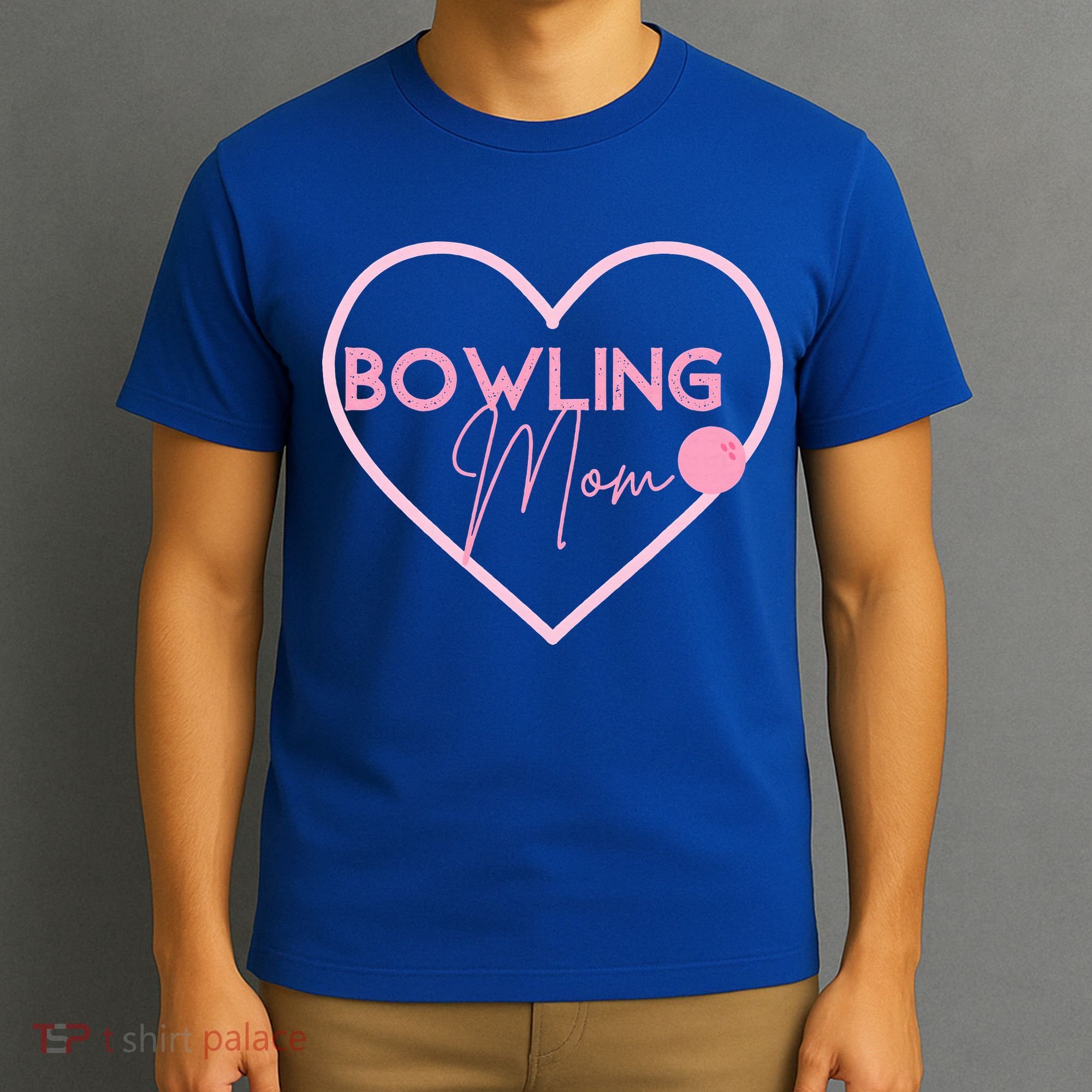 Bowling Mom Gift Cute Bowling GIfts Pink Bowling Ball T-Shirt