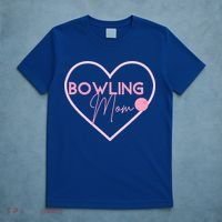 Bowling Mom Gift Cute Bowling GIfts Pink Bowling Ball T-Shirt thumb 5