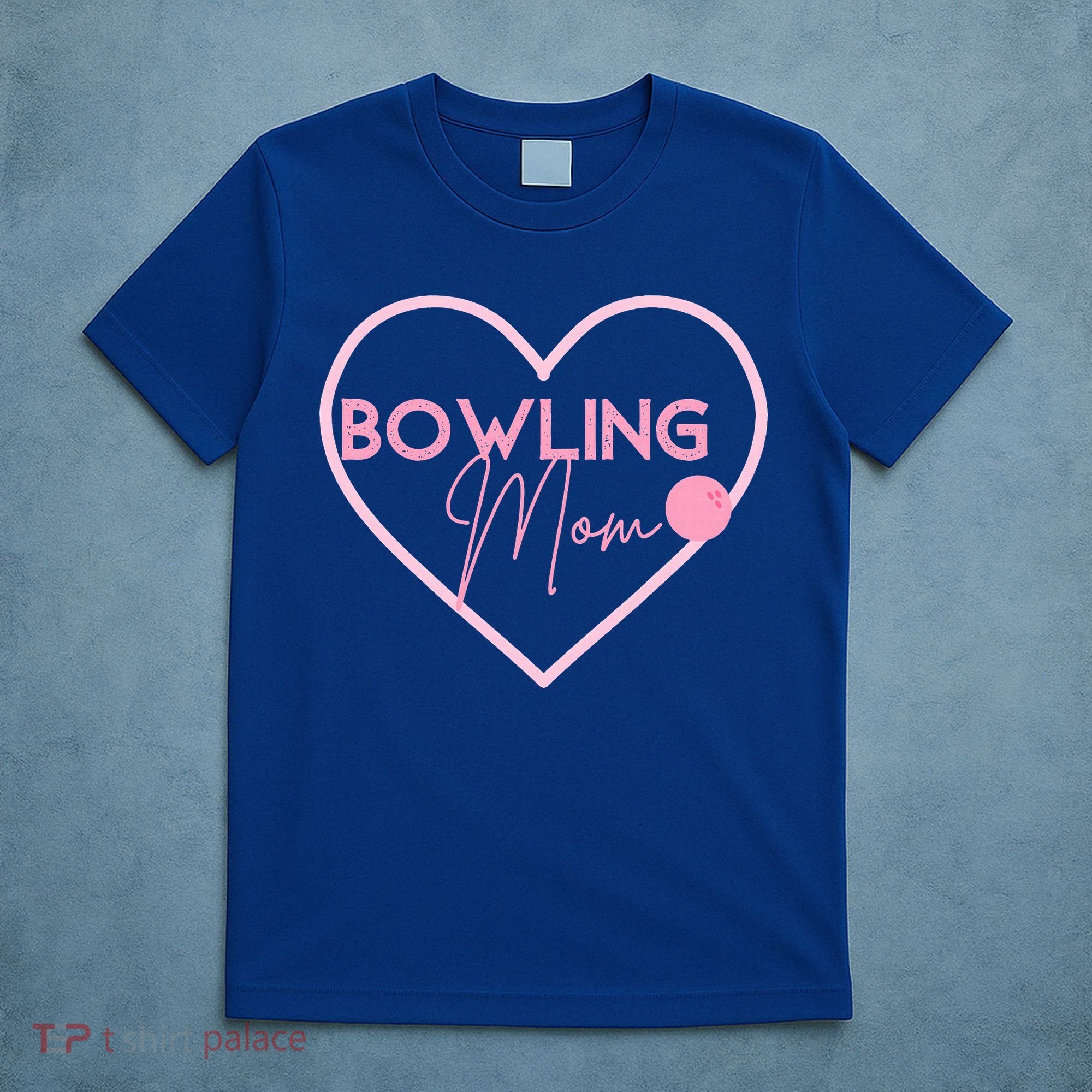 Bowling Mom Gift Cute Bowling GIfts Pink Bowling Ball T-Shirt