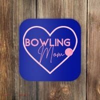 Bowling Mom Gift Cute Bowling GIfts Pink Bowling Ball Coaster thumb 0