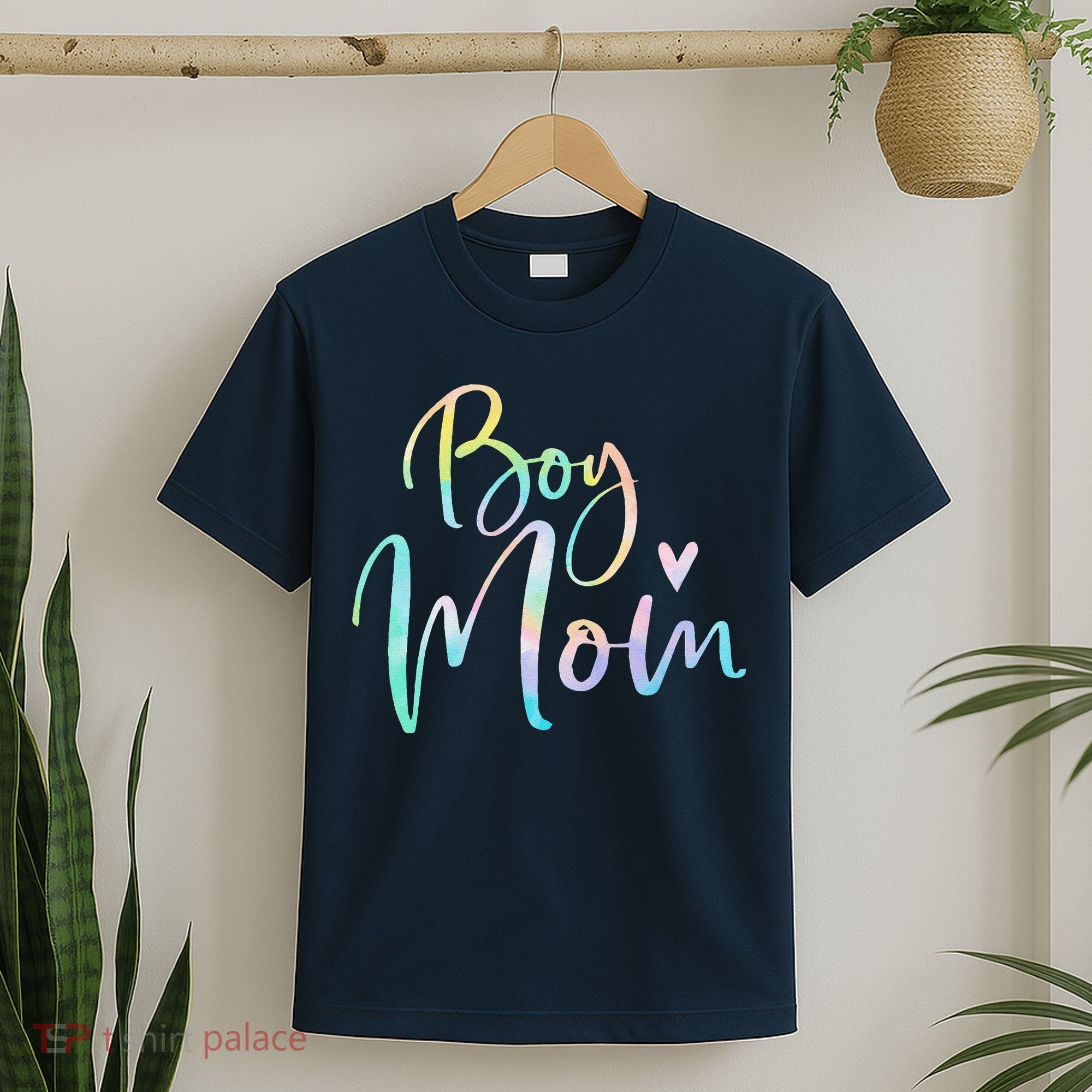 Boy Mom Gifts For Mother Mama Of Boy Tie Dye T-Shirt